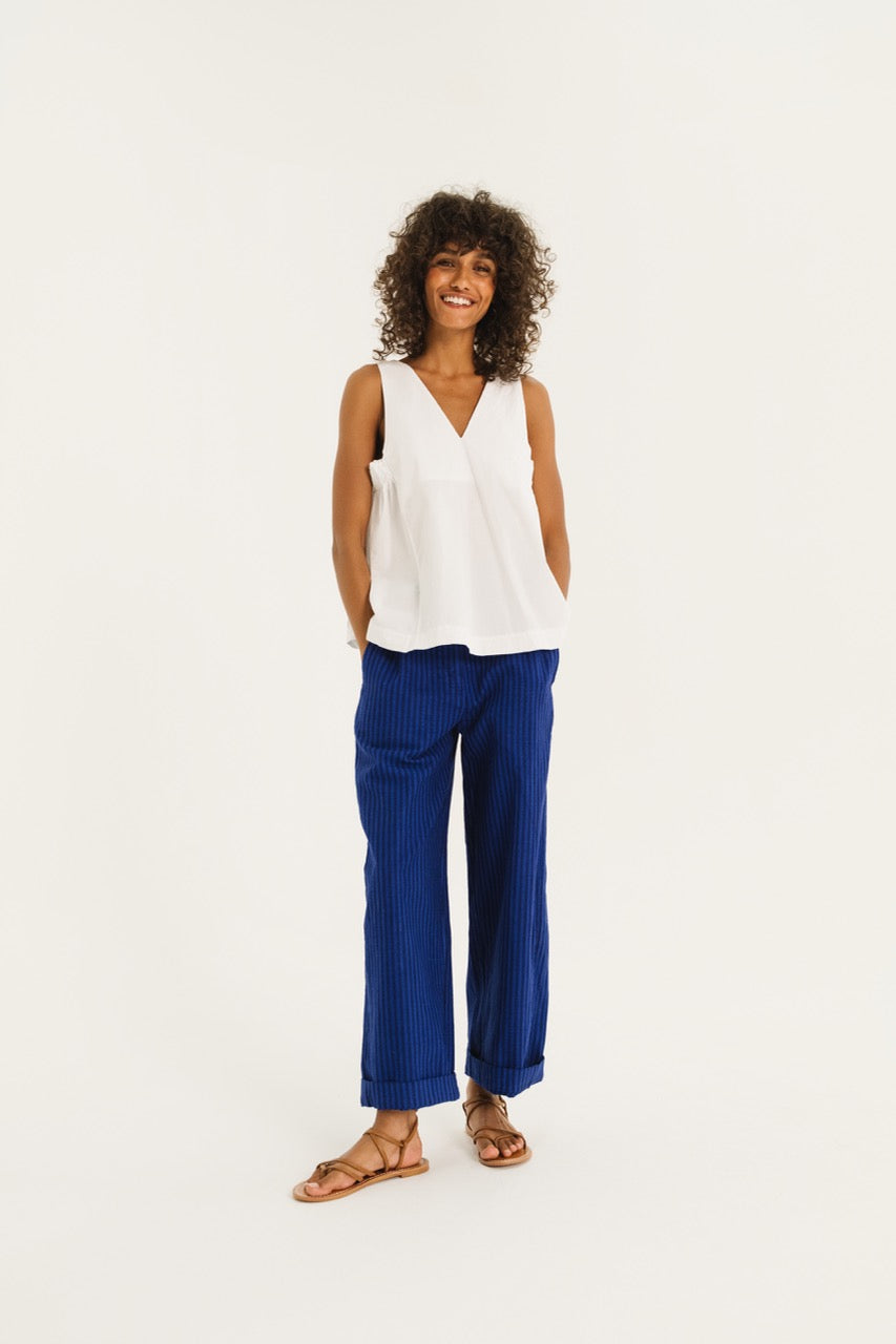 Eda Paper Top - Blanc