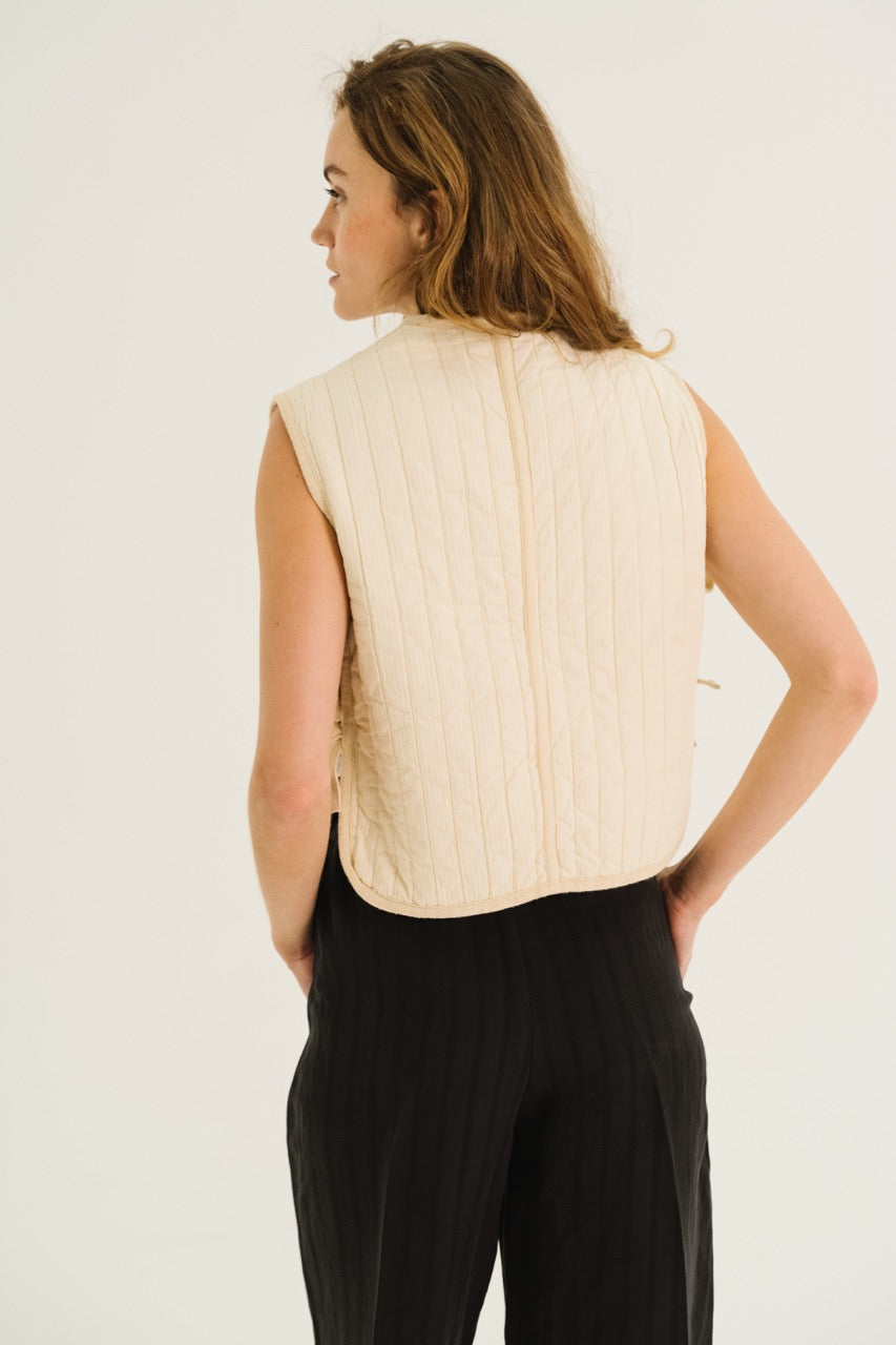East Mikado Vest - Meringue