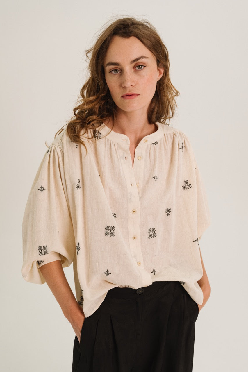 Candide Arles Blouse - Greige