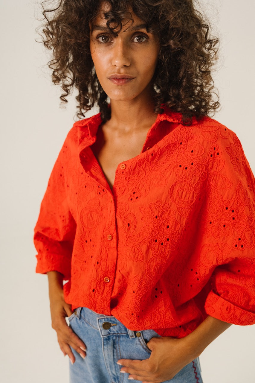 Emy Folk Shirt - Pulpe