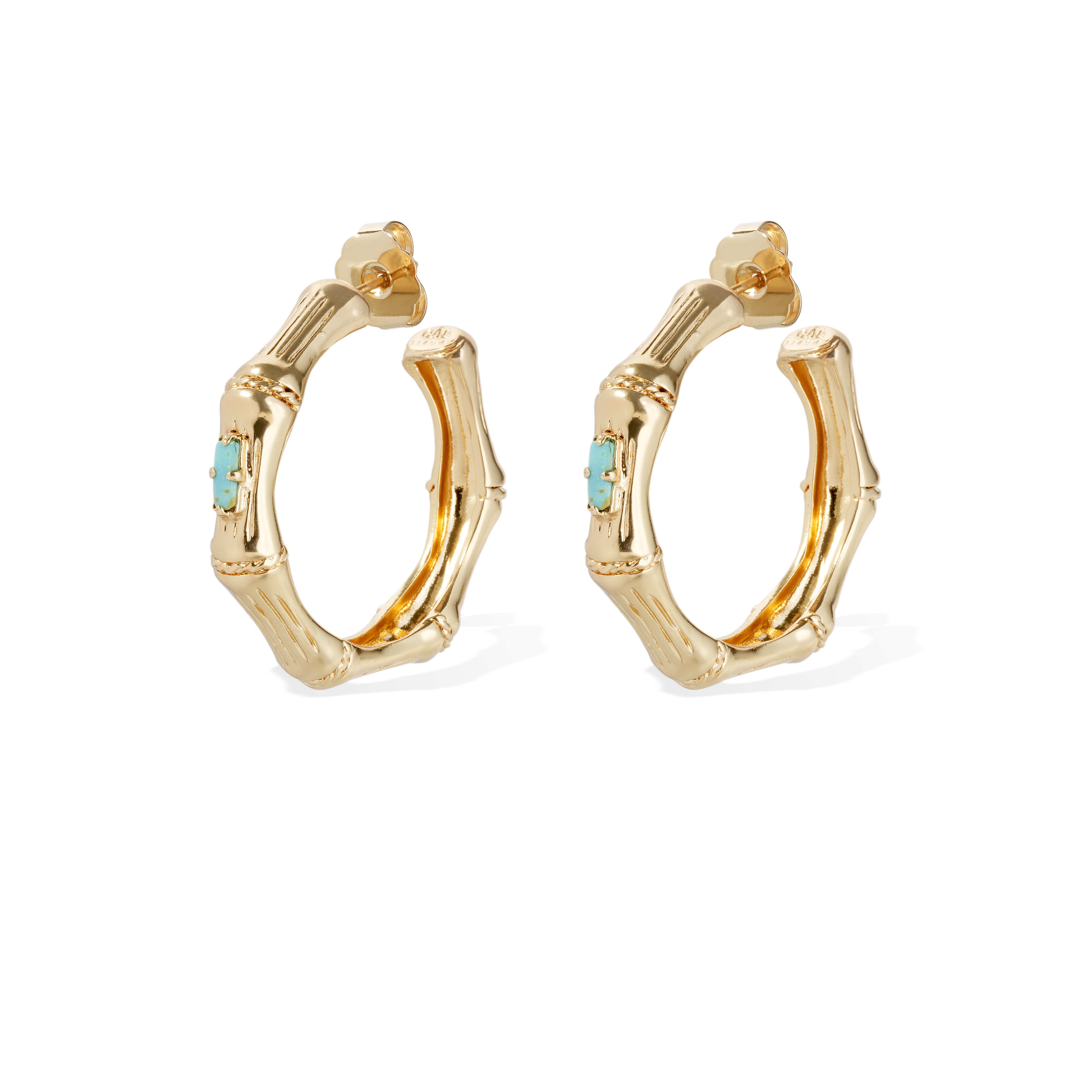 Bambou Creole Earrings 4CM
