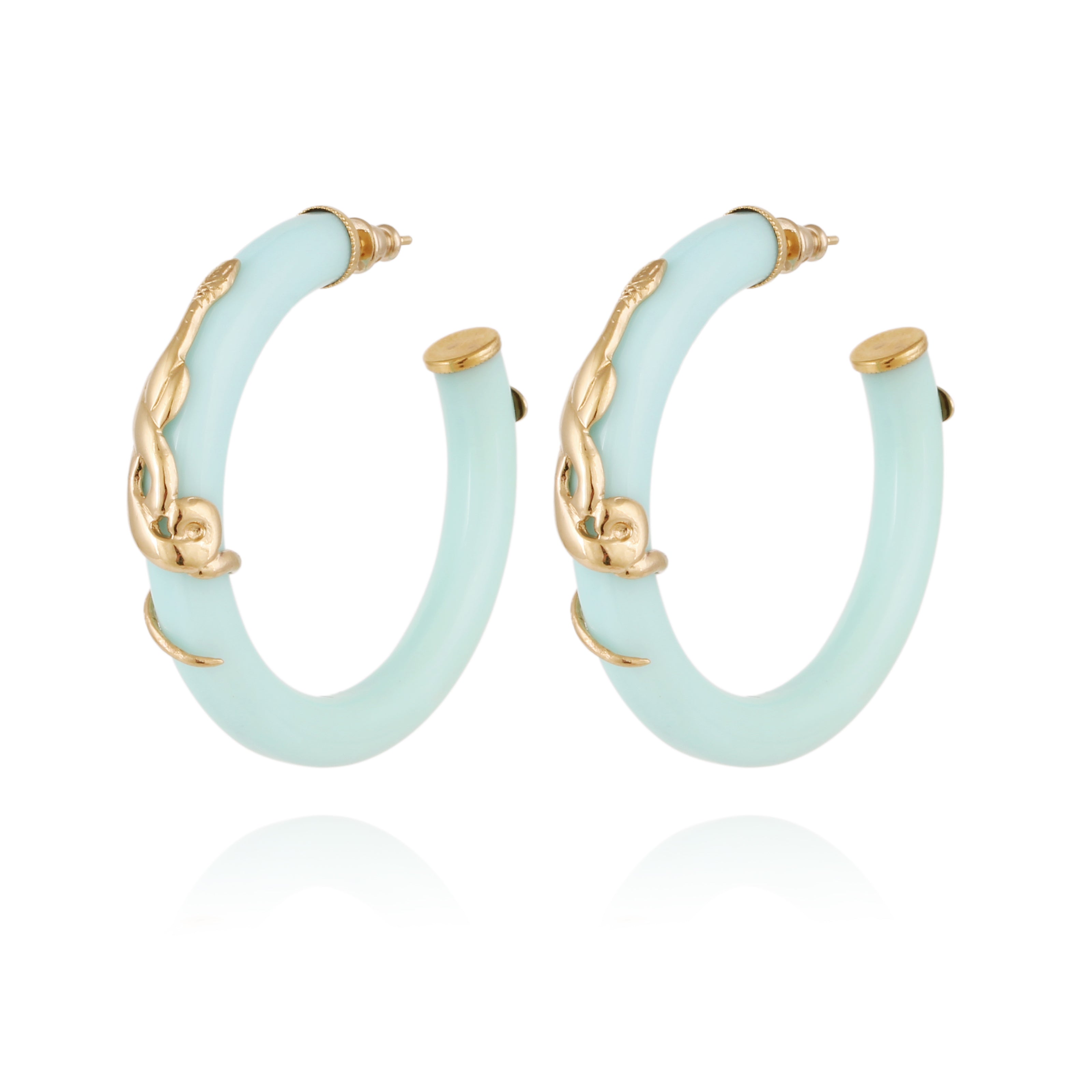 Cobra Hoop Earrings