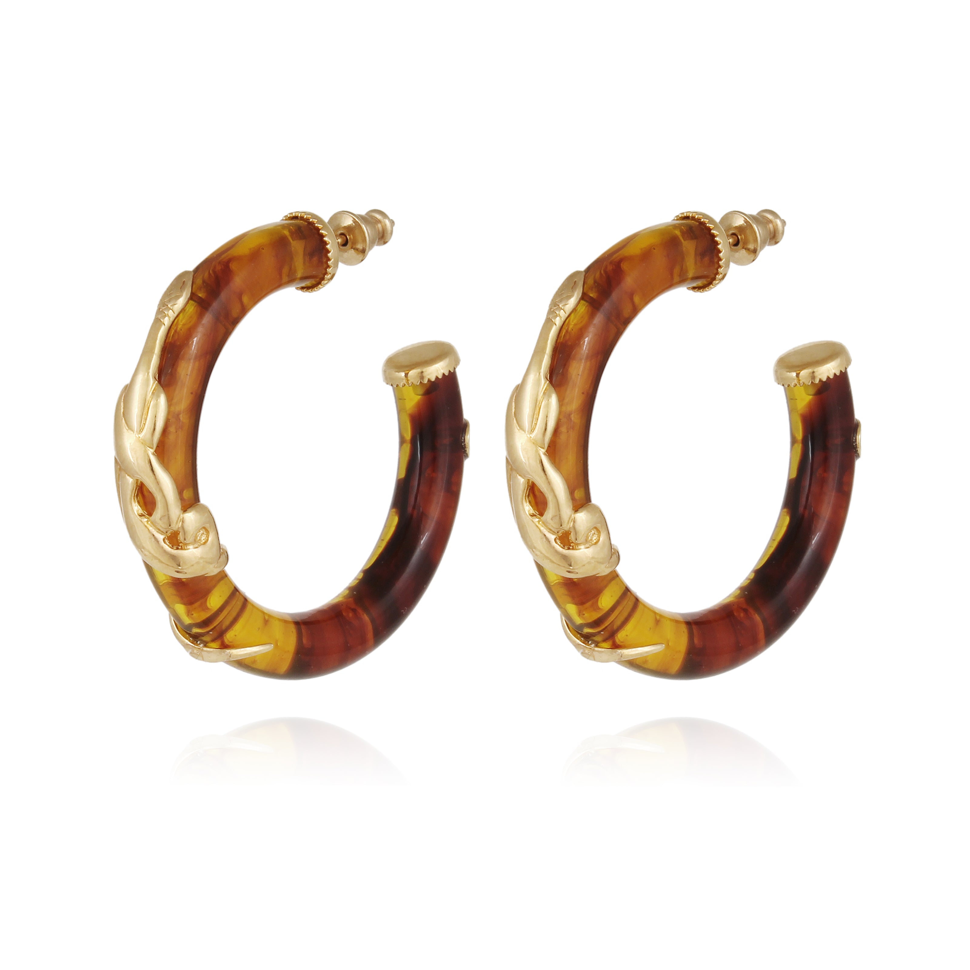 Cobra Hoop Earrings