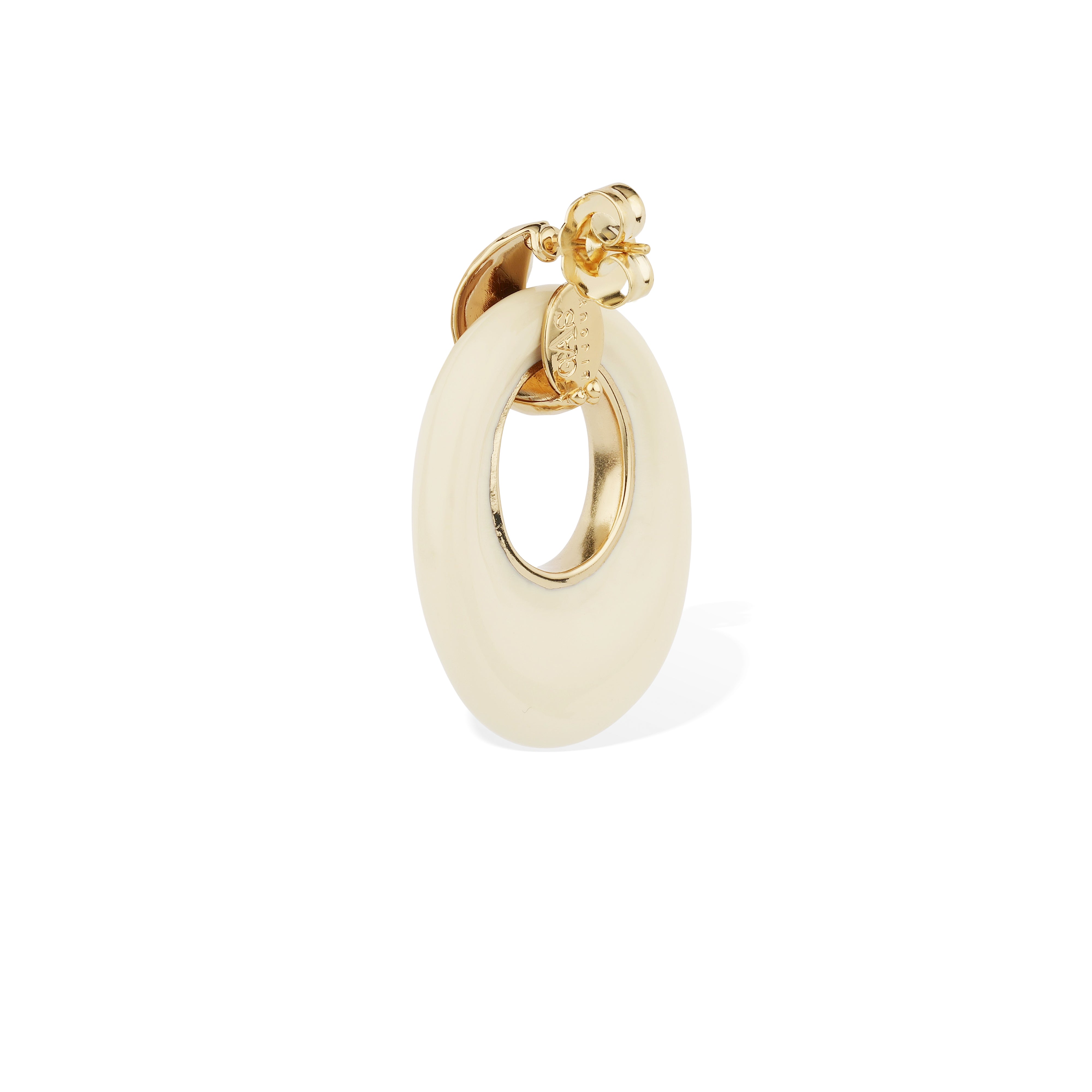 Selva Earrings PM – White