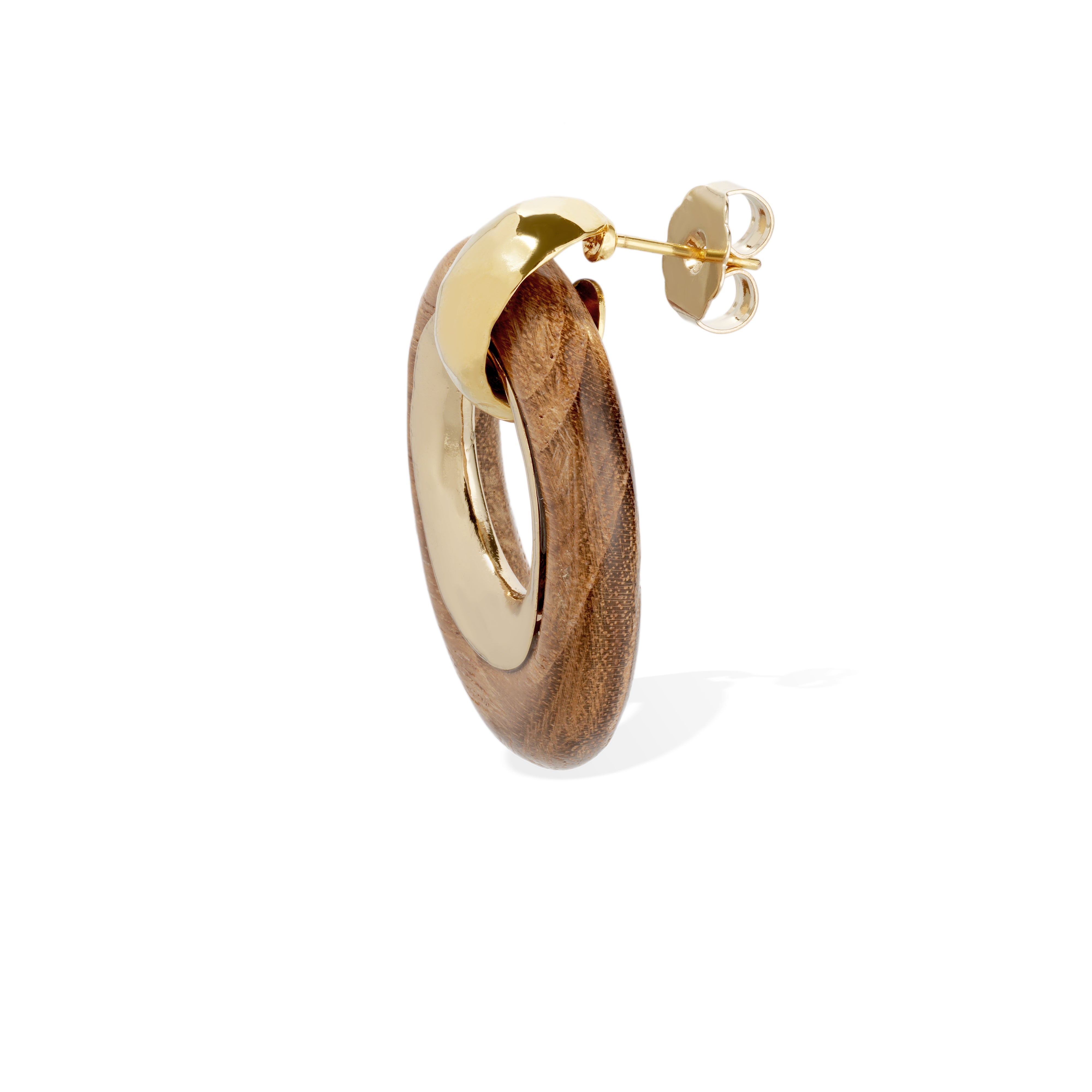 Selva Earrings PM WD – Wood