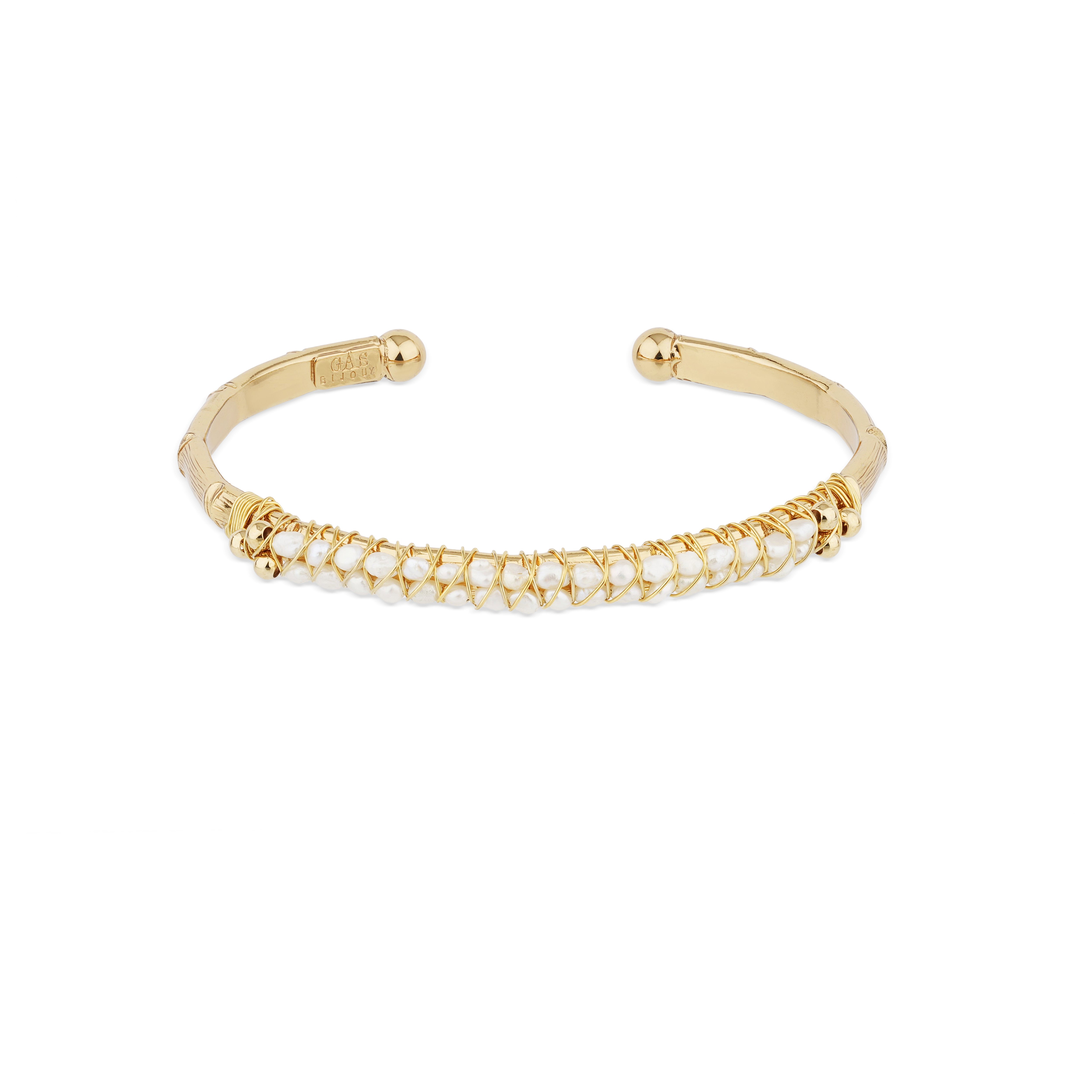 Lyre Large Bracelet mother of pearl