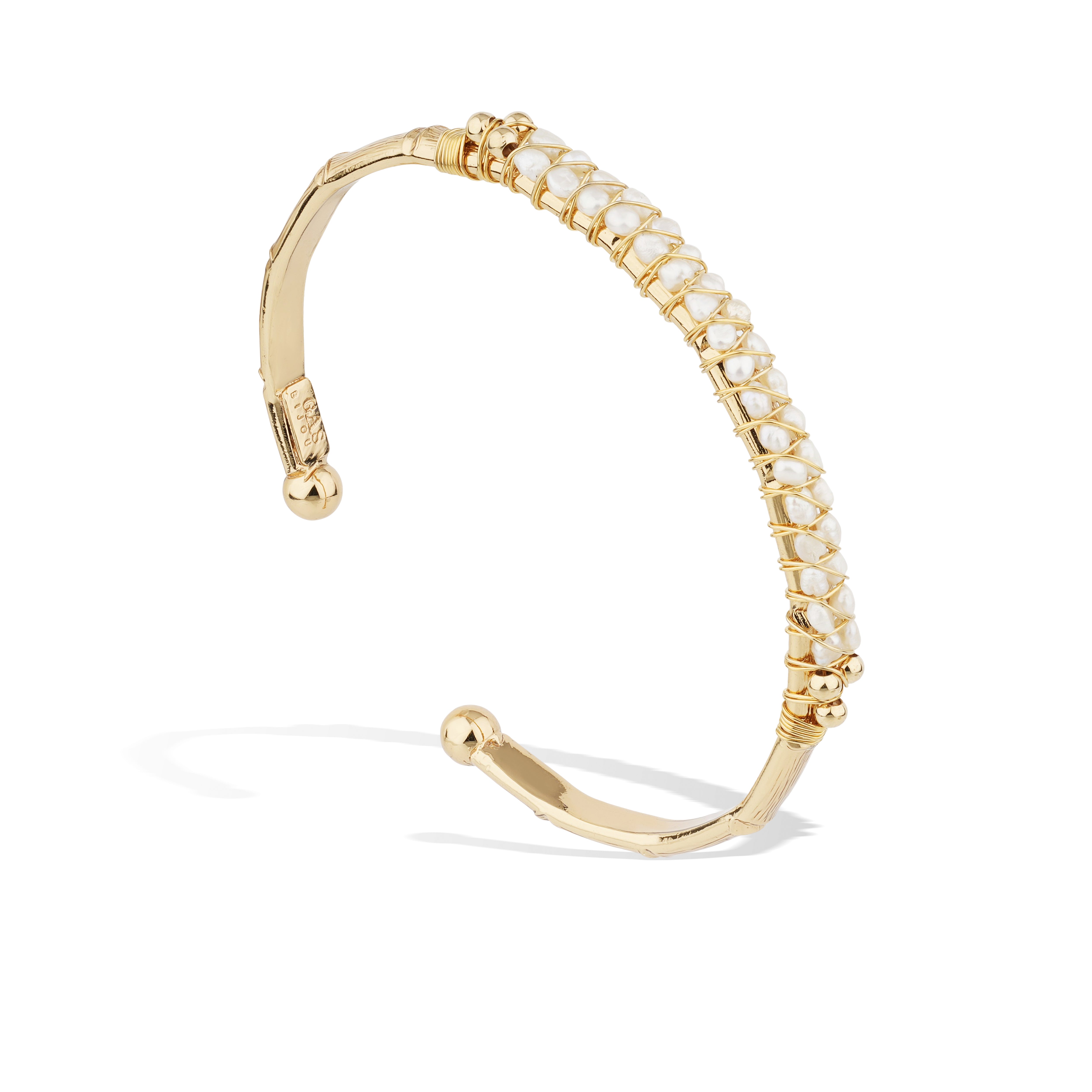 Lyre Large Bracelet mother of pearl