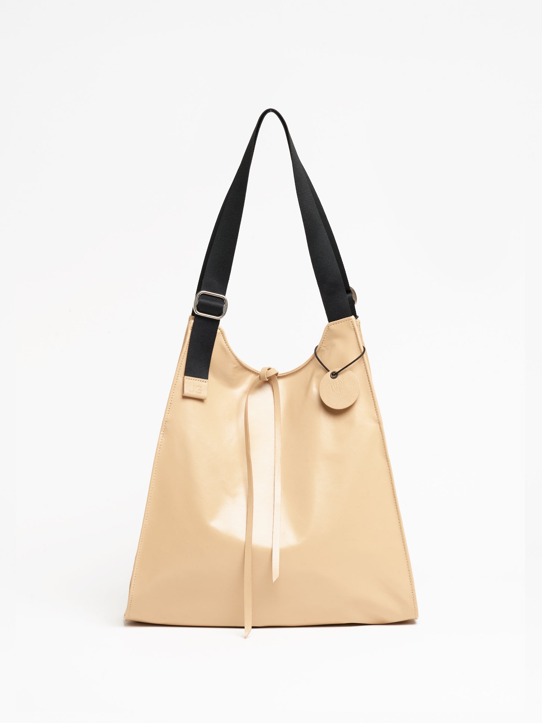 LeSac Leather Tote - Latte