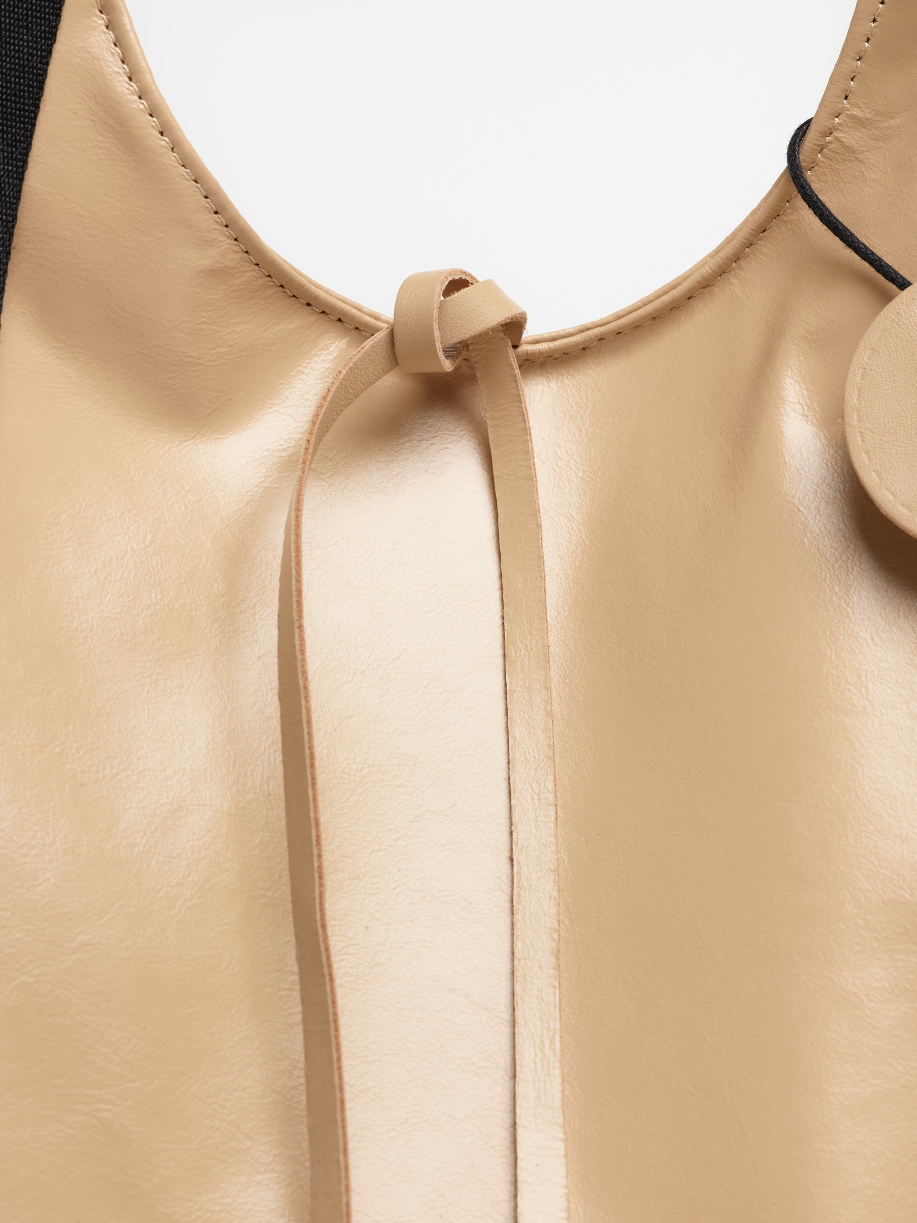 LeSac Leather Tote - Latte