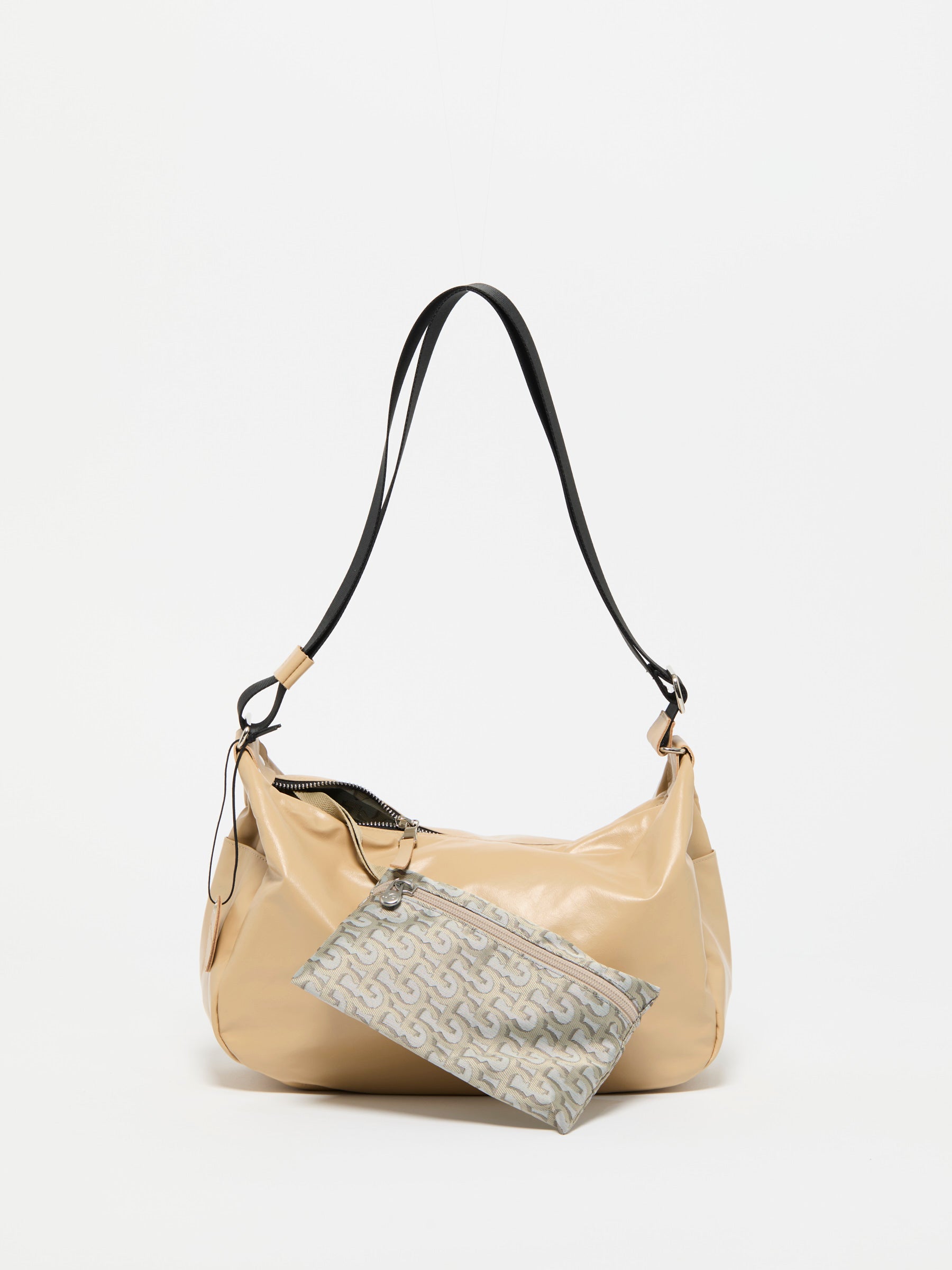 Liris Leather Crossbody bag - Latte