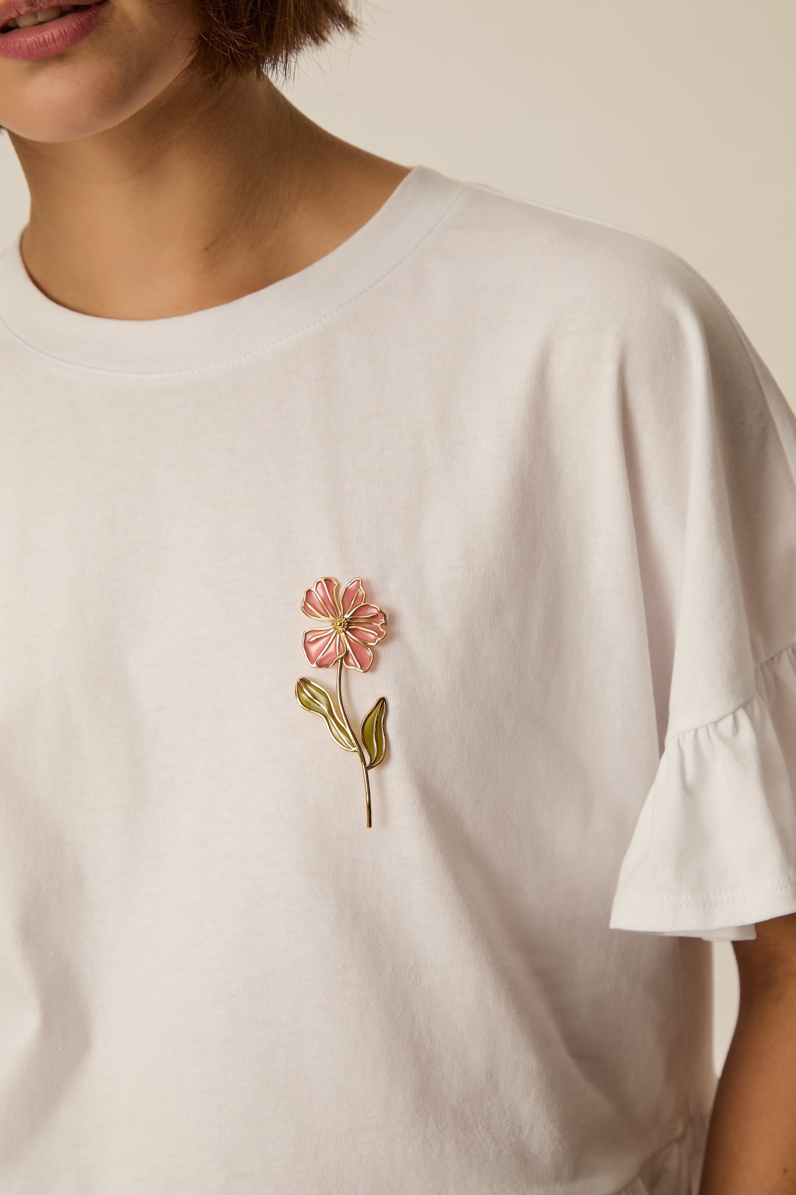 Mimosa Brooch
