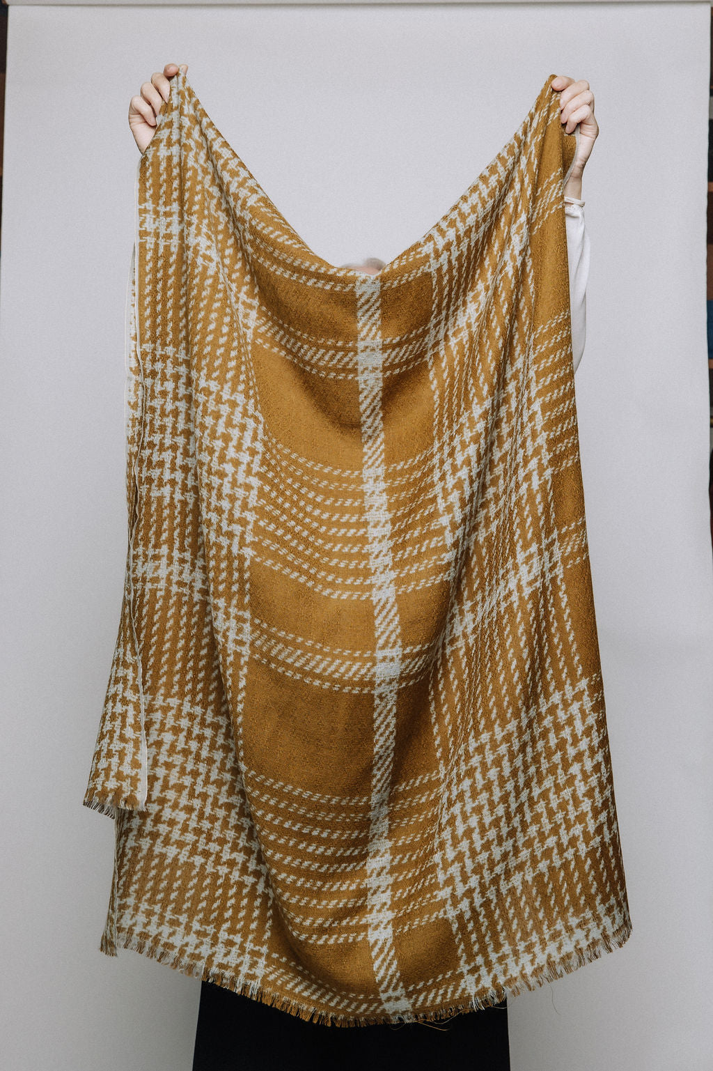 Tweedcheck Shawl 90x200cm