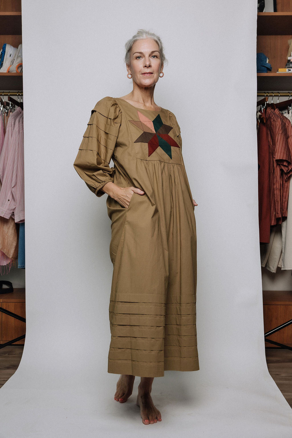 Rosina Dress - Beige