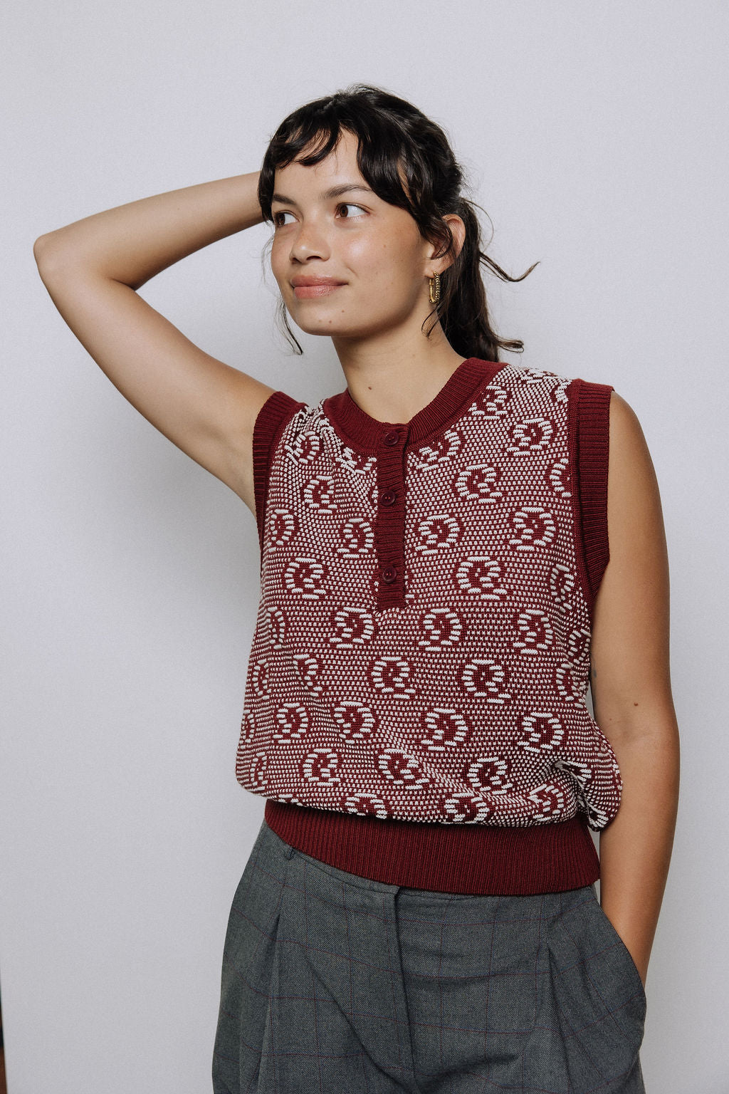 Serkan Sleeveless Sweater