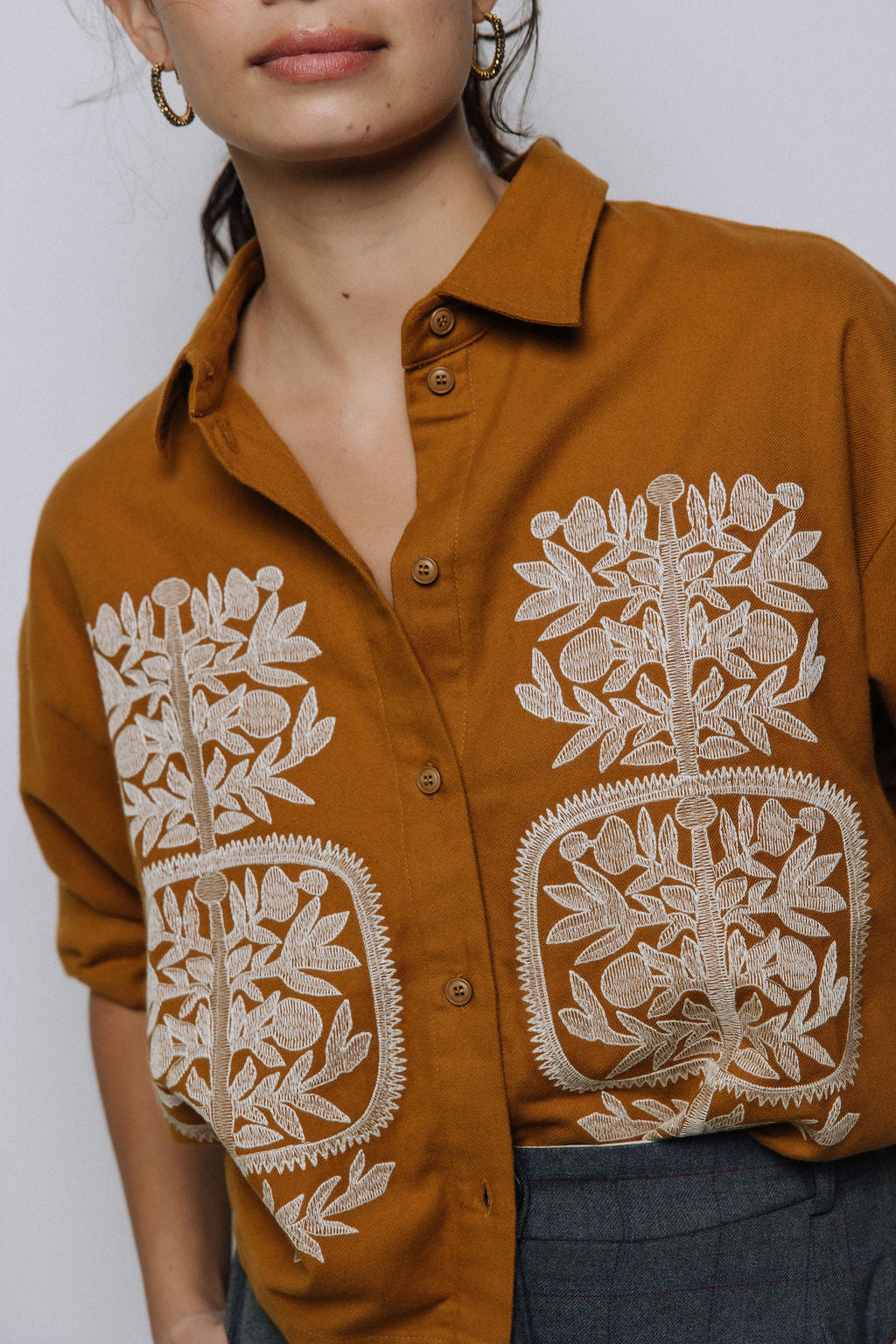 Usk Higge Shirt - Curry