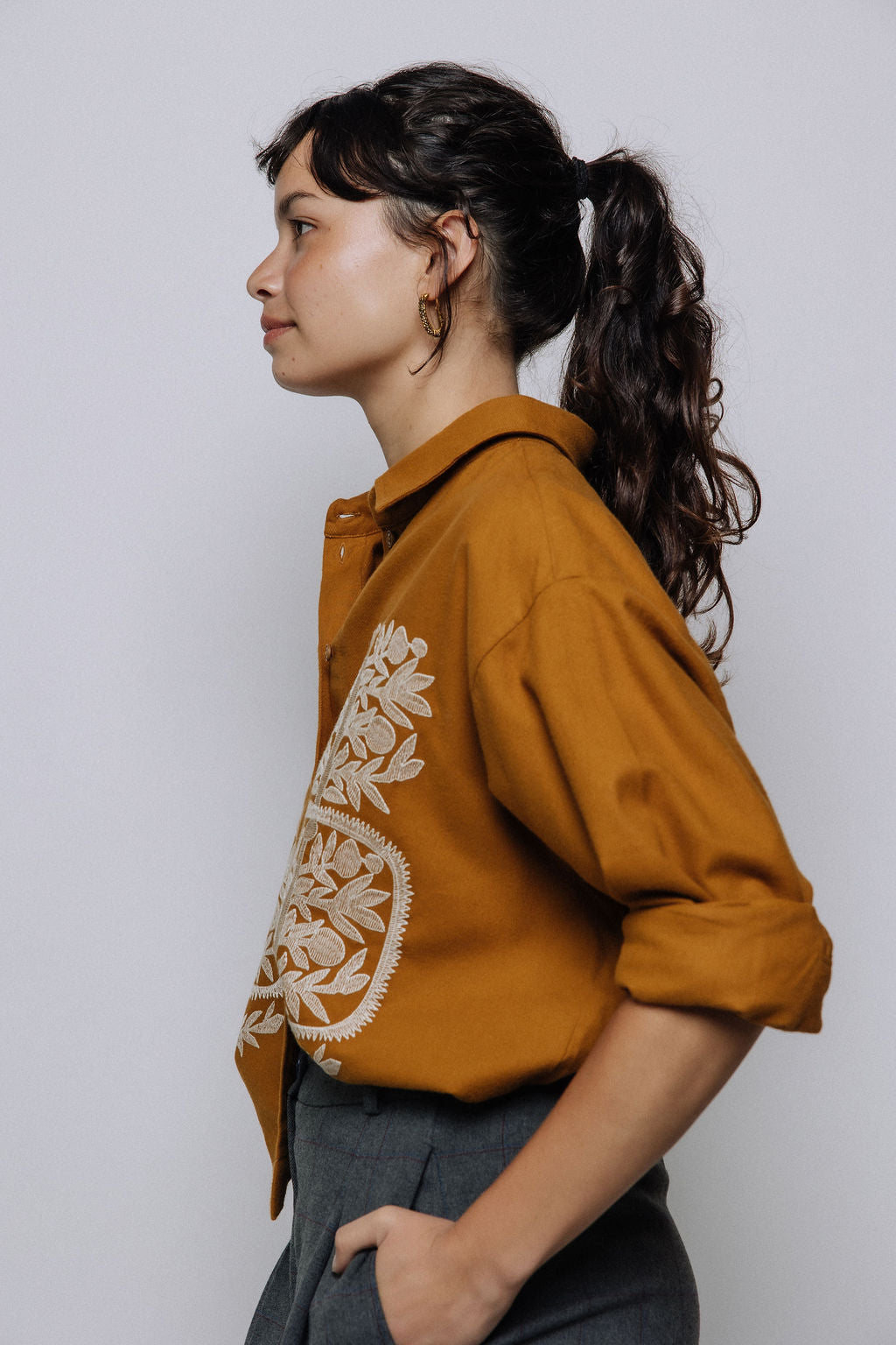 Usk Higge Shirt - Curry
