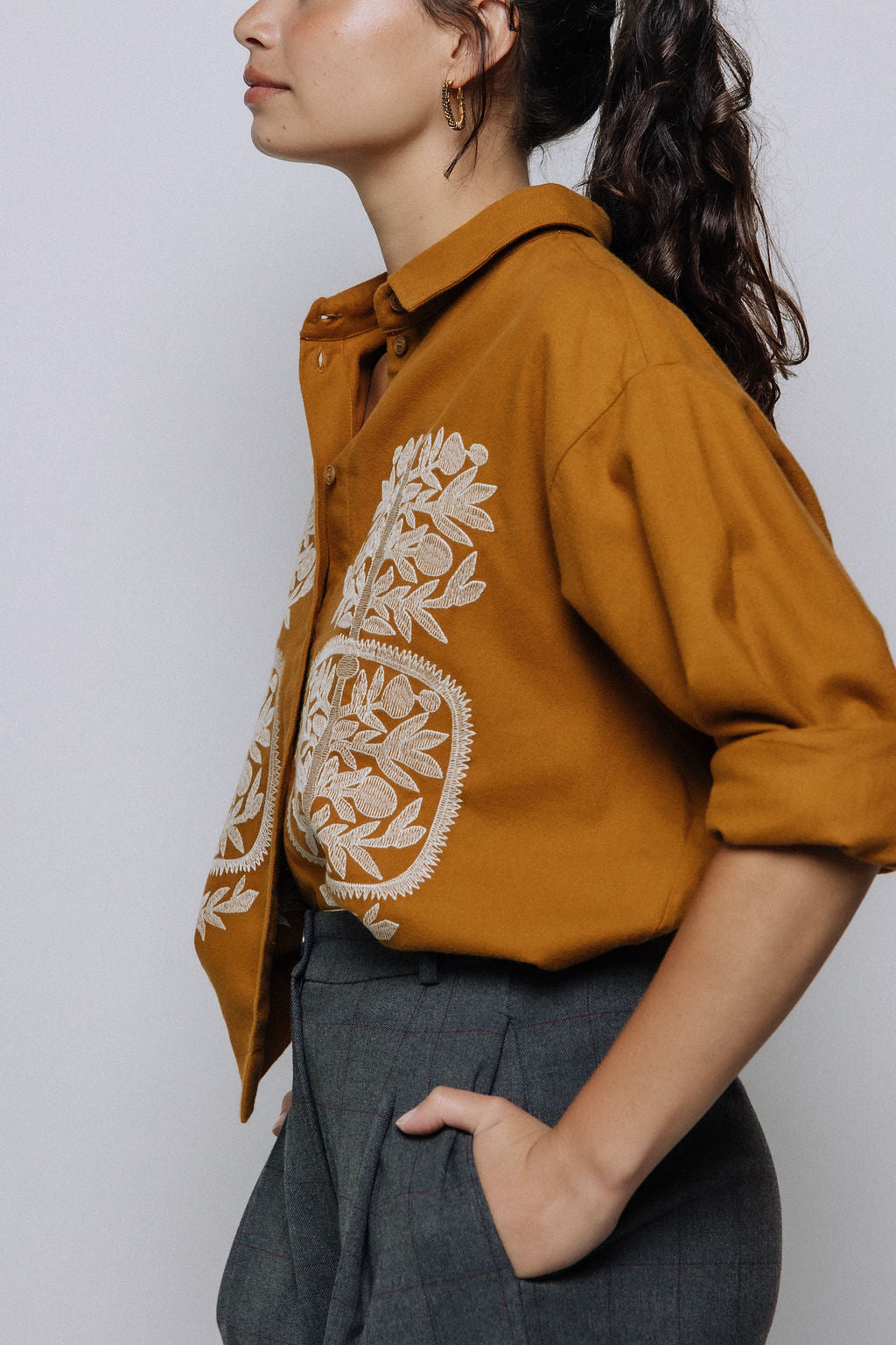 Usk Higge Shirt - Curry