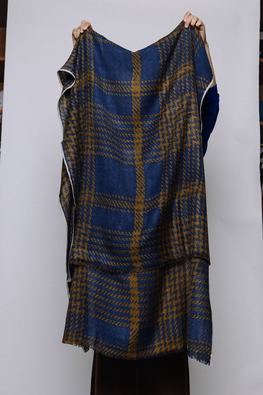 Tweedcheck Shawl 90x200cm